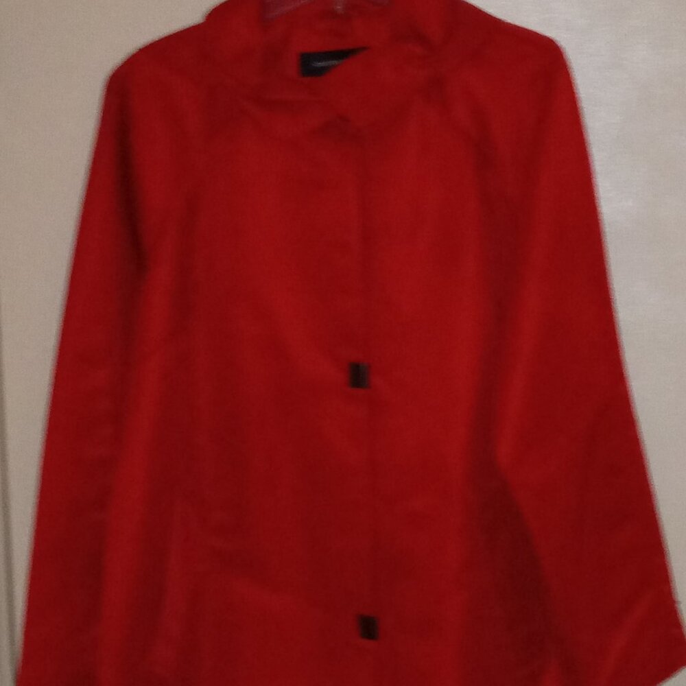 Jones New York Orange XL Rain Coat